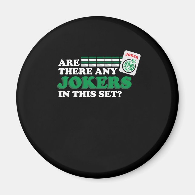 Imán Are There Any Jokers In Set Mahjong Player Games (Frente)