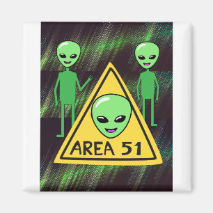 Imán Área 51 Extranjeros bienvenidos a Roswell Nuevo M