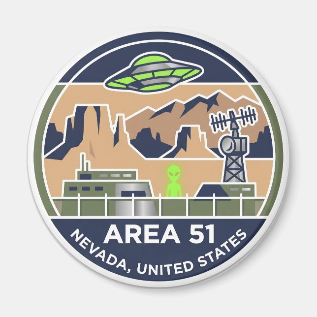 Imán Área 51 Nevada (Frente)