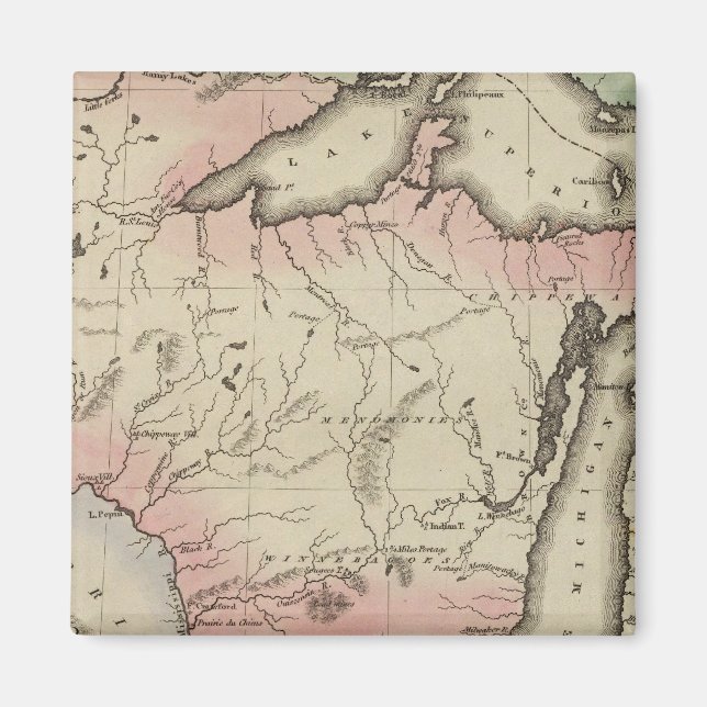 Imán Área de Michigan (Frente)