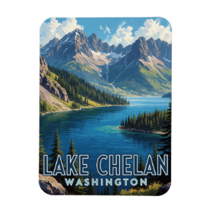 Imán Área Nacional de Recreación Lago Chelan - Washingt