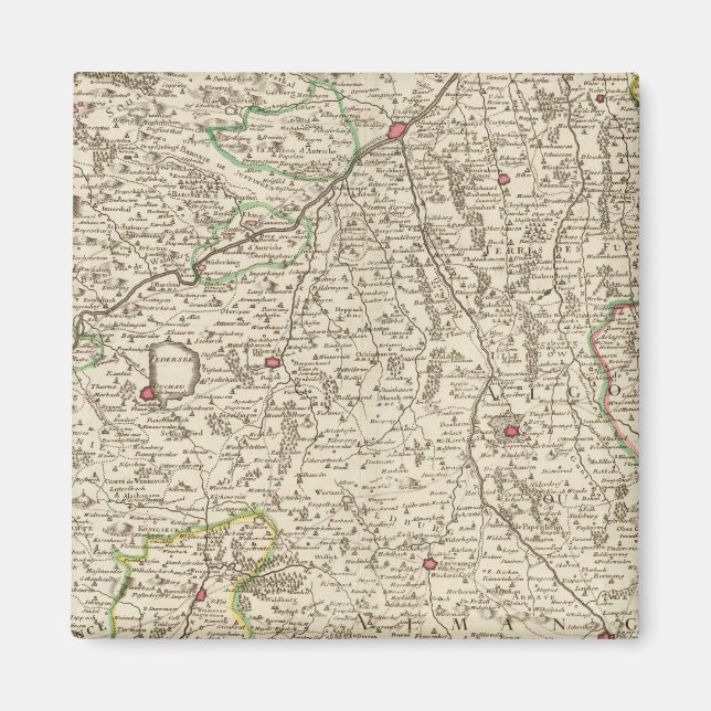 Imán Áreas urbanas de Alemania 2 (Frente)