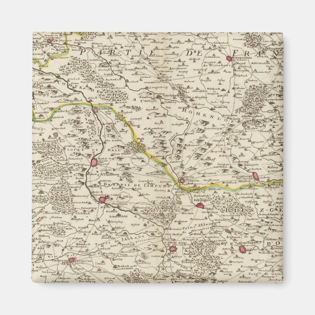 Imán Áreas urbanas de Alemania 2 (Frente)