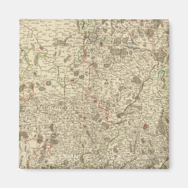 Imán Áreas urbanas de Francia (Frente)