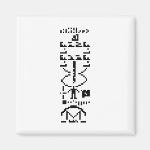 Imán Arecibo Mensaje Binario 1974