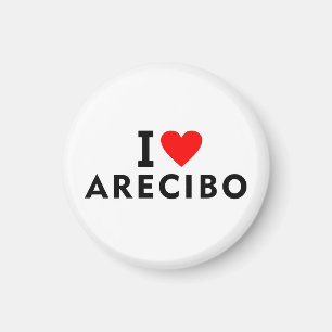 Imán Arecibo Puerto Rico ciudad del amor corazón gusta