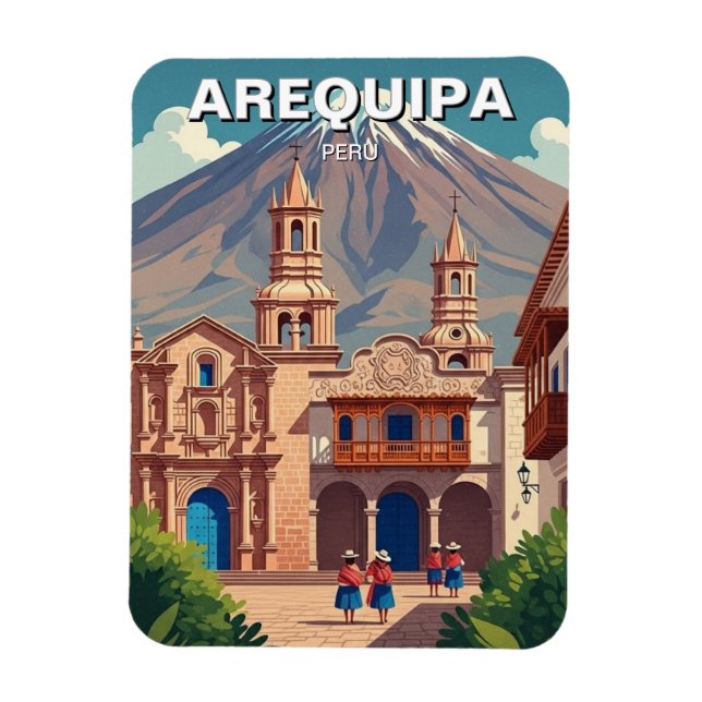 Imán Arequipa Peru Travel (Vertical)