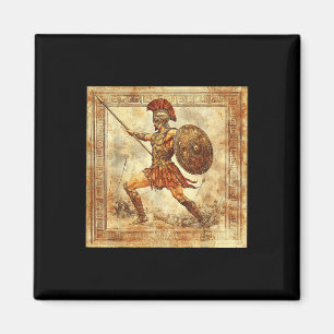 Imán Ares Dios Guerrero Griego Mitología Antigua Grecia