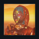 Imán ARES IN DESERT OF HYPERION Science Fiction ,Sci-Fi<br><div class="desc">Artistic , colorful and bright science fiction image. Ares cyborg character, animation frame from 3D movie Hyperion.</div>
