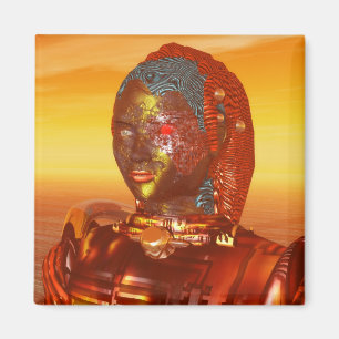 Imán ARES IN DESERT OF HYPERION Science Fiction ,Sci-Fi