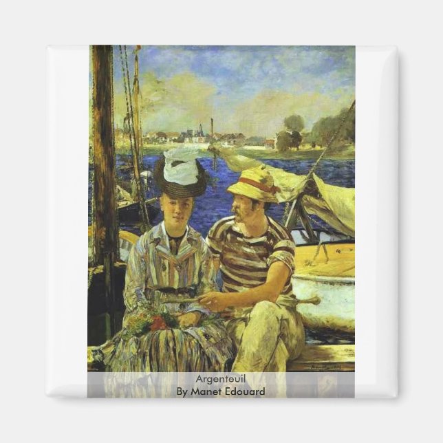 Imán Argenteuil Por Manet Edouard (Frente)