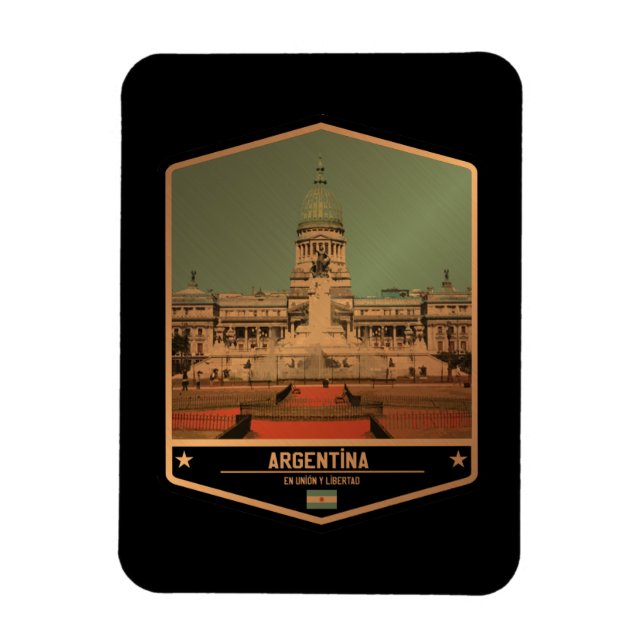 Imán Argentina (Vertical)