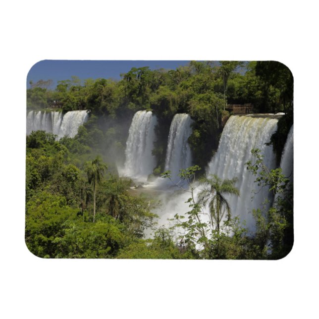 Imán Argentina, Cataratas del Iguazú al sol. (Horizontal)