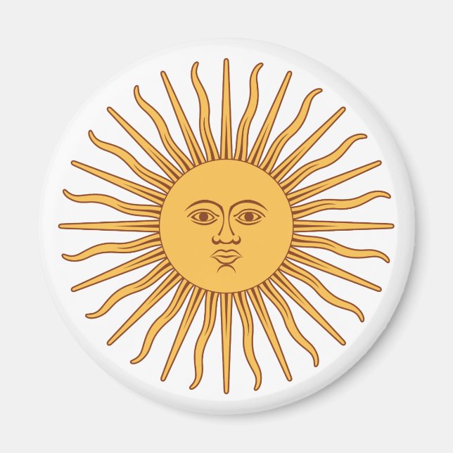 Imán Argentina Sol de Mayo (Frente)