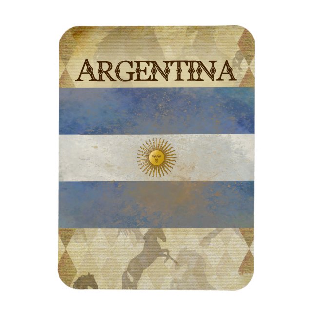 Imán Argentina Souvenir Magnet (Vertical)