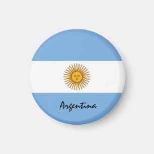 Imán Argentine flag & Argentina - travel/sports fans