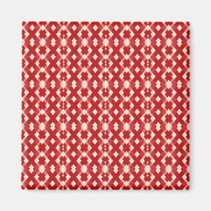 Imán Argyle, rojo blanco rosa día de San Valentín