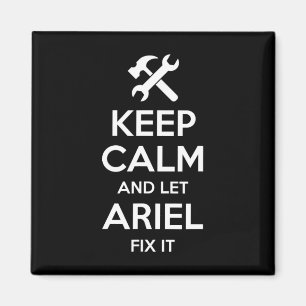Imán Ariel Fix Cita Graciosa Cumpleaños Nombre Personal