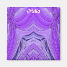 ARIELLA ~ 3D Diseño fractal azul morado