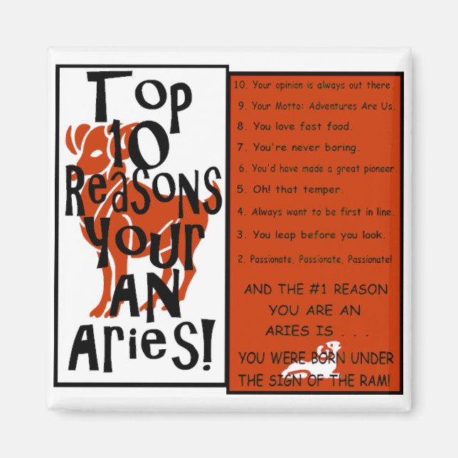 Imán Aries (Frente)