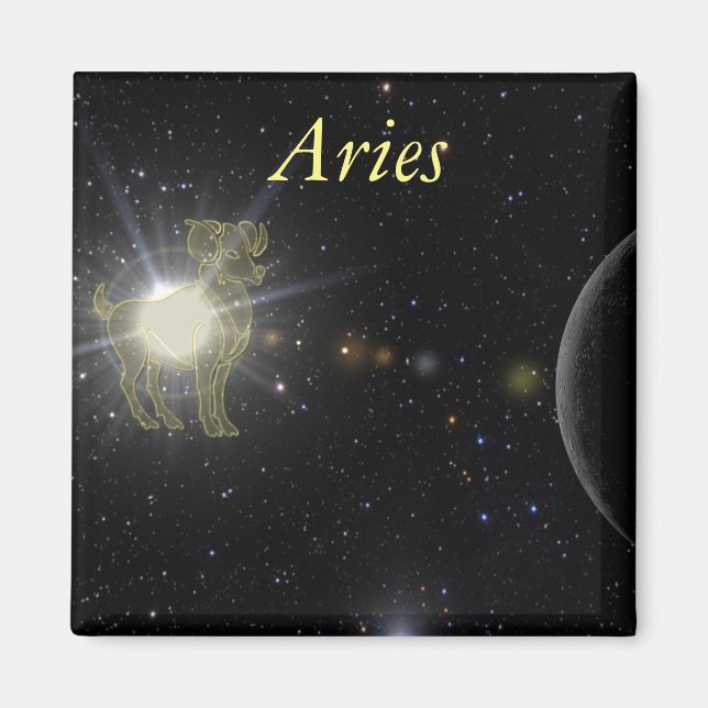 Imán Aries brillante (Frente)
