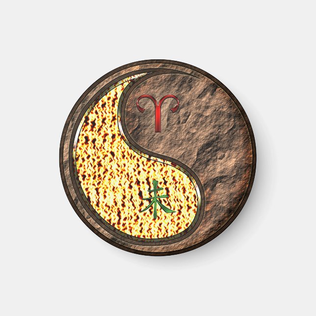 Imán Aries & Earth Goat (Frente)