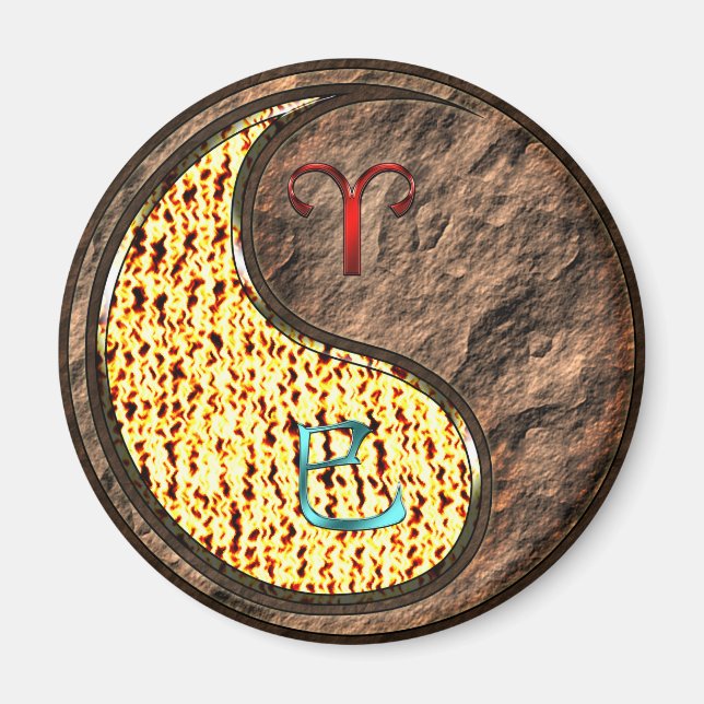 Imán Aries & Earth Snake (Frente)