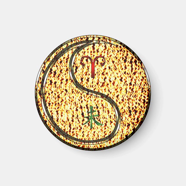 Imán Aries y Fire Goat (Frente)