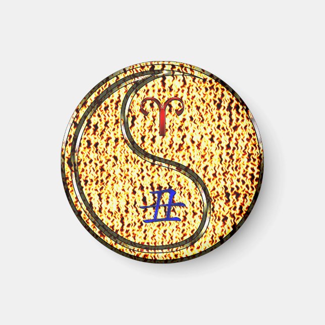 Imán Aries y Fire Ox (Frente)