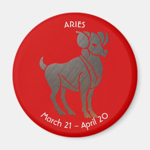 Imán Aries Zodiaco