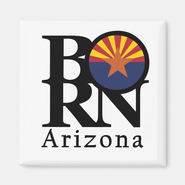 Imán Arizona BORN Magnet (Frente)