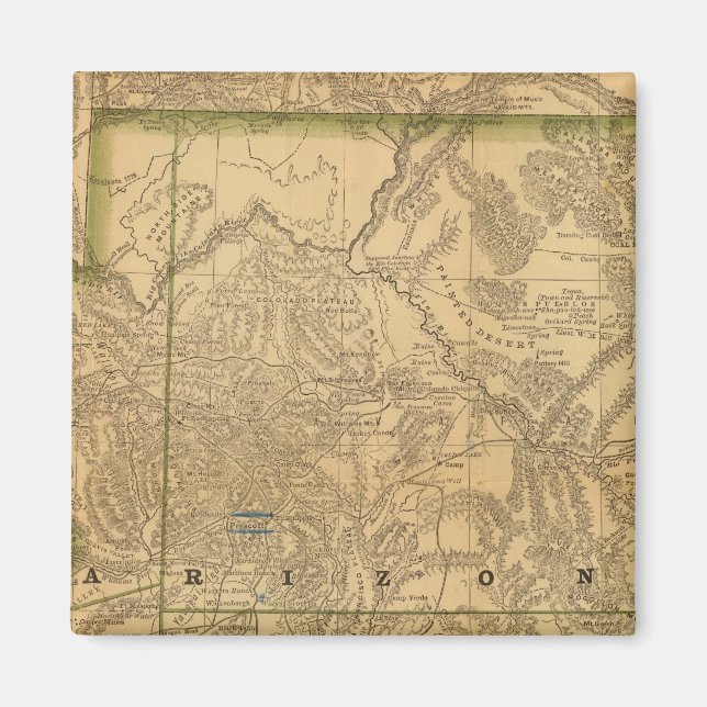 Imán Arizona de Rand McNally (Frente)