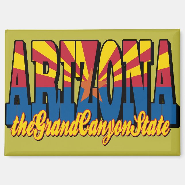 Imán Arizona el Estado del Gran Cañón (Anverso)