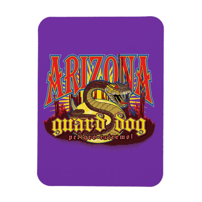 Imán Arizona Guard Dog Snake (Vertical)