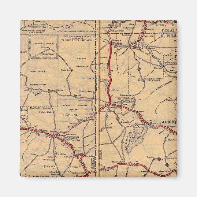 Imán Arizona, Nuevo México (Frente)