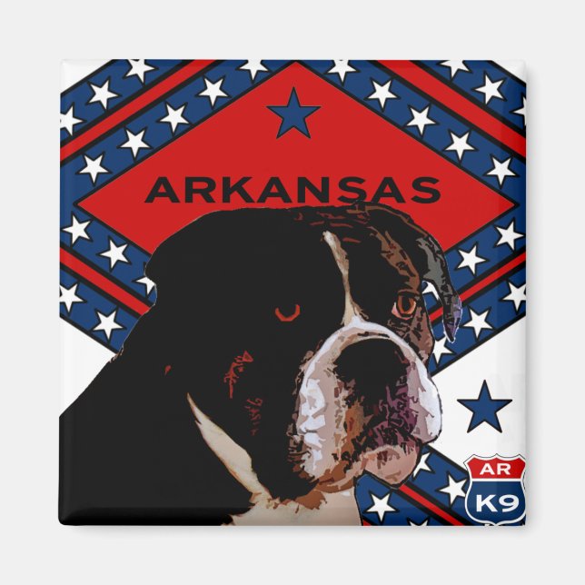 Imán Arkansas Boxer (Frente)