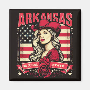 Imán Arkansas Cowgirl