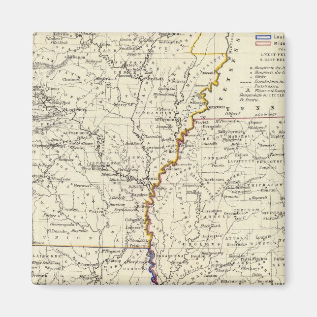 Imán Arkansas, Luisiana y Misisipi (Frente)