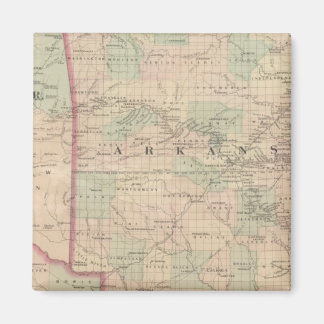 Imán Arkansas y parte del territorio indio