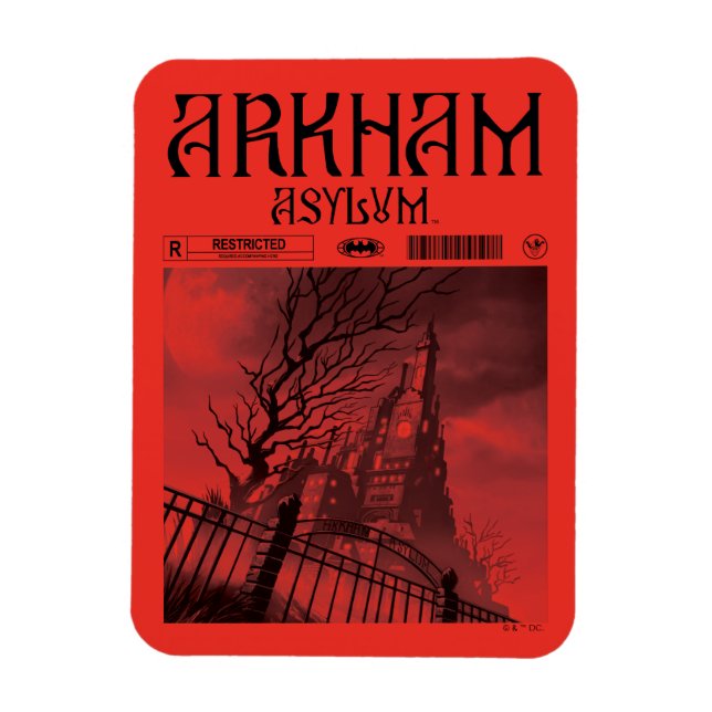 Imán Arkham Asylum: Restringido (Vertical)