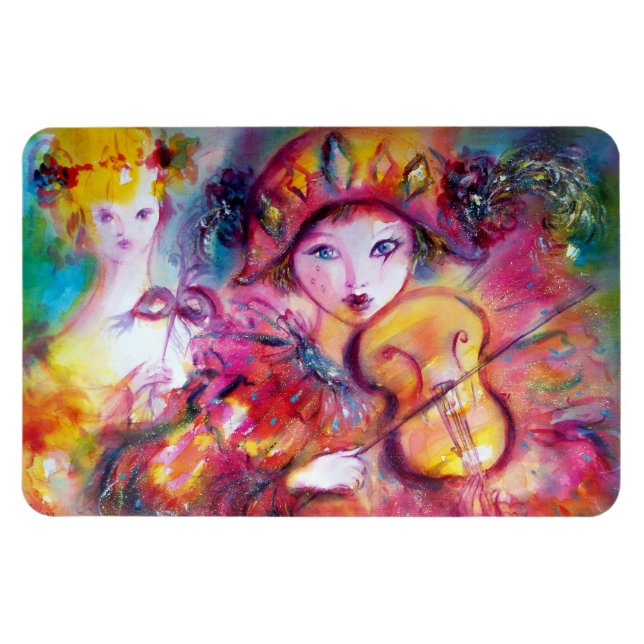 IMÁN ARLECCHINO Y COLOMBINA (Horizontal)
