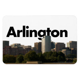 Imán Arlington TX Skyline con Arlington en el Sky Magne