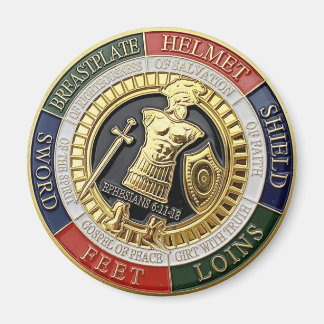 Imán Armadura de yelmo de Dios de salvación