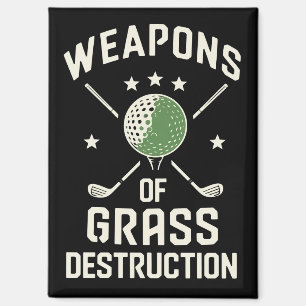 Imán Armas de Destrucción de Césped Palos de Golf Sarcá