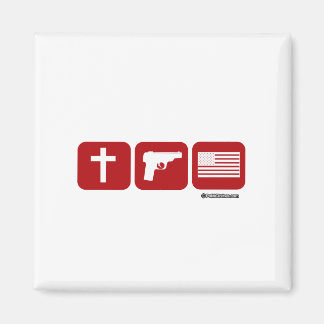 Imán Armas de Dios y libertad