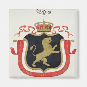 Imán Armas de la familia real belga, de una colección