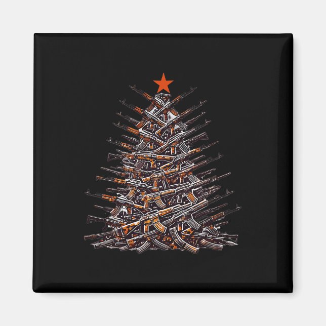 Imán Armas Regalos Graciosos De Navidad 2024 Para Un Ar (Frente)