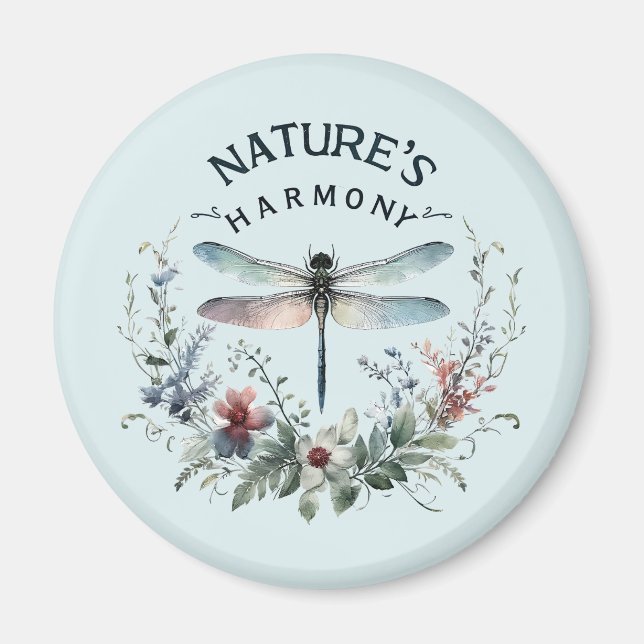 Imán Armonía de la Naturaleza - Dragón artístico (Frente)