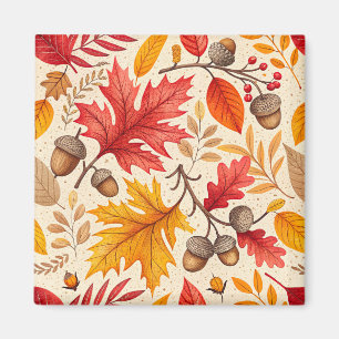 Imán Armonía de Otoño: Un patrón de caída colorido