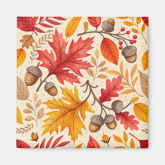 Imán Armonía de Otoño: Un patrón de caída colorido
